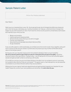 Pediatric Patient and Parent Letter #2