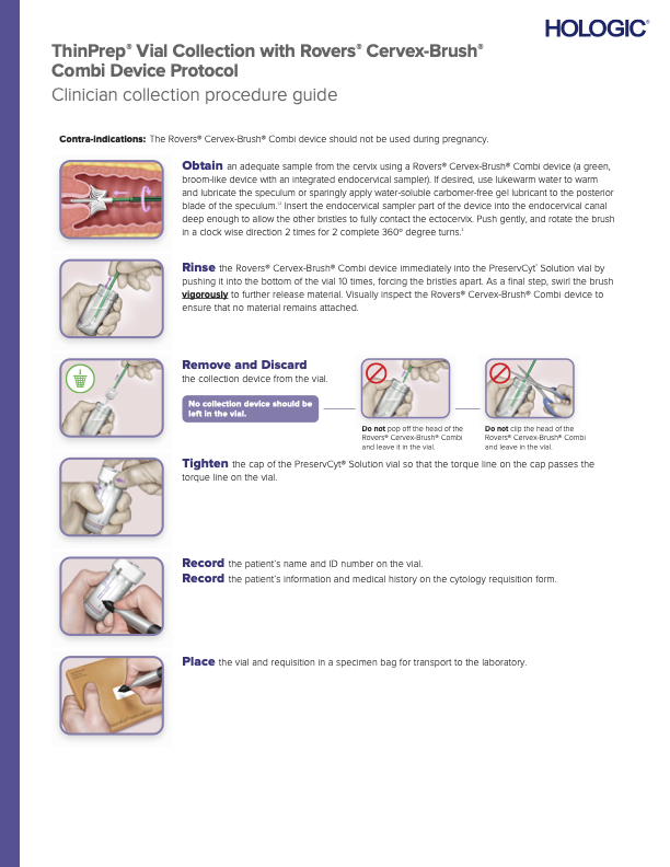 Rovers® Cervex-Brush® Collection Guide